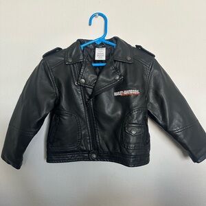 Harley-Davidson Black Kids Leather Jacket